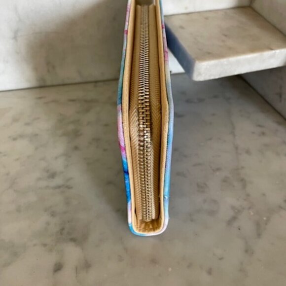 SIMPLY SOUTHERN "ohh snap" Wishbone Marble Blue Pink Purple Print Long W… - Picture 14 of 15